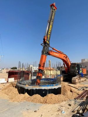Sê-ri Km Máy xúc bùng nổ kính thiên văn Xô vỏ sò để lấy đất ở độ sâu tối đa