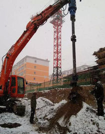 Power Hydraulic Earth Auger For 500 mm Max Auger Diameter Clay / Shale Drilling