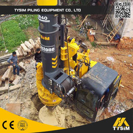 Tốc độ quay 7 ~ 40 vòng / phút, Mô-men xoắn 32/42 KN.m, Giàn khoan quay nhỏ CE / Máy nghiên cứu cải tiến TYSIM KR40A
