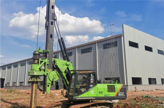 Khai khoan nước khoan đá khoan đá KR150A 1300mm Hydraulic Piling Rig