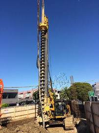 Small Hydraulic Rotary Piling Rig With 78 m/min Main Winch Line Speed 125 kN.m  Torque 15m drilling depth