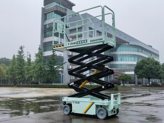 TS6 Máy nâng cắt kéo di động thủy lực làm việc Xưởng 7,8m Động cơ điện cố định