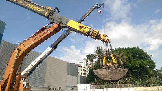 Bộ phận đính kèm máy xúc Thiết bị xây dựng cánh tay kính thiên văn Công cụ khoan 22490mm