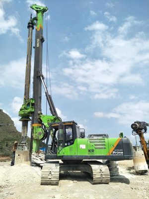 Máy khoan lõi kim cương đóng cọc KR125 Máy giếng khoan quay Nước di động