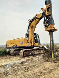 KR50A Máy đóng cọc thủy lực siêu nhỏ, Chiều sâu cọc 20 m Giàn khoan lỗ khoan quay có đường kính cọc 1200 mm
