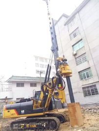 Công trình móng giàn đóng cọc thủy lực TYSIM KR90C Max.