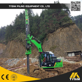 Máy khoan thủy lực mini TYSIM KR50 Thiết bị đóng cọc Tysim Độ ồn thấp Max.