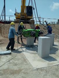 Máy cắt cọc thủy lực lắp ráp nhanh KP380A Thuận tiện hơn để vận chuyển Áp suất tối đa 600 kN Hành trình đám đông 180 mm