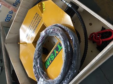 Máy cắt cọc thủy lực lắp ráp nhanh KP380A Thuận tiện hơn để vận chuyển Áp suất tối đa 600 kN Hành trình đám đông 180 mm