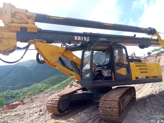 Máy khoan lỗ đóng cọc nhỏ KR125A Cummis Engine Max.