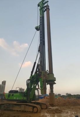 3.2km / H Mô-men xoắn 320kN.m 54m Giàn đóng cọc thủy lực KR300D Max.