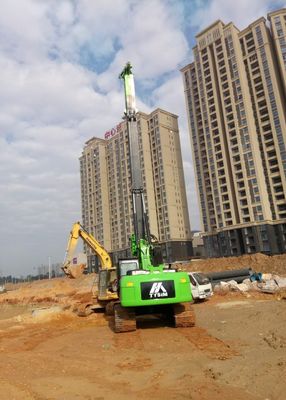 Máy đóng cọc thủy lực KR150C cho độ sâu 52m Đường kính 1500mm Máy đóng cọc khoan nhồi Mô-men xoắn 150 kN.m