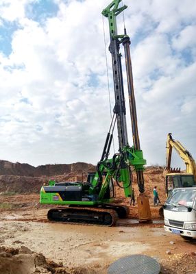 Máy đóng cọc thủy lực KR150C cho độ sâu 52m Đường kính 1500mm Máy đóng cọc khoan nhồi Mô-men xoắn 150 kN.m