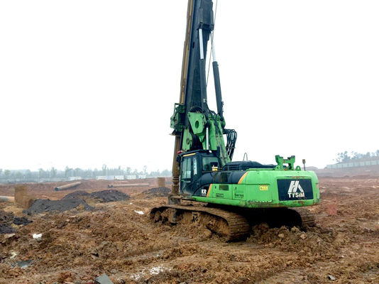 Độ sâu khoan tối đa 68m Thiết bị đóng cọc, Máy khoan lỗ khoan 5 ~ 26 vòng / phút Tốc độ quay KR220C