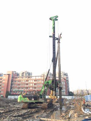 220kN.M Máy đóng cọc thủy lực 64m Máy khoan lỗ khoan Max.