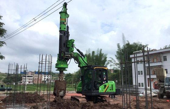 Máy khoan cọc TYSIM KR40A Vòng quay 10 m / 12 m Độ sâu tối đa Đường kính tối đa 1000 mm Kích thước máy đào 8 t-13 t