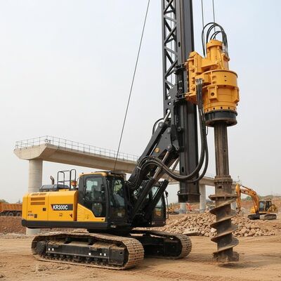KR300C Máy khoan quay thủy lực với độ sâu khoan 54m Diameter 2500mm và mô-men xoắn 320kN.m cho các dự án quy mô lớn