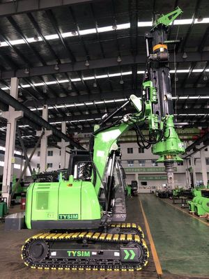 XR220D Rotary Piling Rig với động cơ 194kW Điện lực 2,5 Km/h Tốc độ di chuyển và trọng lượng 18.000 kg cho khoan hạng nặng