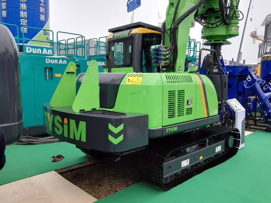 Máy cột sử dụng với hệ thống thủy lực vòng kín, chiều dài cột tối đa lên đến 30 mét và động cơ ISUZU AA-6HK1XQP cho công việc xây dựng nền tảng